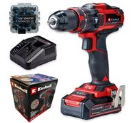 Einhell Cordless Combi Drill 44Nm 18V With Battery And Charger Te-Cd 18/44 Li-I Power X-Change + 25Pc Bit Set