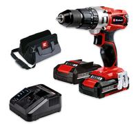 Einhell Power X-Change Cordless Combi Drill 44Nm With 2X Batteries And Charger Screwdriver Impact Drill - Te-Cd 18/2 Li-I Kit
