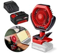 Einhell Cordless Desk Fan 18V 3 Speeds Adjustable 110mm Gc-Cf 18/110 Li 1 X4.0Ah