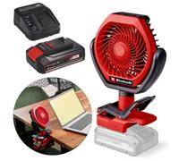 Einhell Cordless Desk Fan 18V 3 Speeds Adjustable 110mm Gc-Cf 18/110 Li 1X2.5Ah