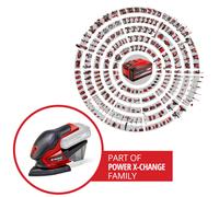 Einhell Cordless Detail Sander 18V Power XChange HandHeld Sander Elect