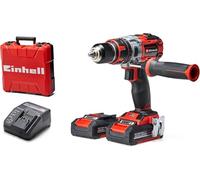 Einhell Cordless Drill Driver with 2 x Batteries and Charger 18V Power X-Change, 60Nm, Brushless 3-in-1 Combi Drill, Hammer Drill and Screwdriver, Impact Drill Set TP-CD 18 Li-i