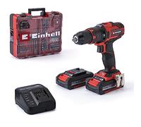 Einhell Power X-Change Cordless Combi Drill Set 40Nm With Battery Charger And 64 Piece Accessory Set - Te-Cd 18/40 Li-I