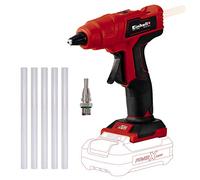 Einhell Cordless Glue Gun 18V Power X-Charge, Rechargeable Hot Glue Gun for Crafting, DIY, Woodwork, Upholstery, Glue Gun with 5 x 11mm Glue Sticks, Without Battery TE-CG 18 Li Solo
