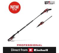 Einhell Professional Cordless Multi-Tool 18V Power X-Change, 50mm Hedge Trimmer, Brushless, 18cm Pole Pruner, Telescopic Pole, Without Battery GP-HC 18/5020 Li T BL-Solo