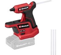 Einhell Cordless Hot Glue Gun TE-CG 18/7 Li-Solo PXC (18 V, Max. 180 °C, 165 Seconds Heating Time, Drip Tray, Base Station, Includes 3 x 7 mm Glue Sticks, No Battery)