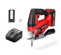 Einhell Cordless Jigsaw 70mm 18V PXC 70mm with Battery and Charger | 20mm Stroke Height, Up to 2,700 strokes/min, Electric Saw with Pendulum Stroke Function for Cutting Wood, Plastic and Metal