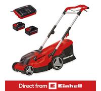 Einhell Cordless Lawnmower 37cm 36V With 2x Batteries PXC 45L GE-CM 36/37 Li
