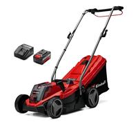 Einhell Cordless Lawnmower with Battery and Charger 18V Power X-Change, 33cm Cutting Width, Brushless Motor, 30L Grass Box, 5 Cutting Heights GE-CM 1