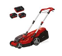 Einhell Power X-Change RASARRO 36/38 Cordless Lawnmower With Battery (x2) And Twin-Charger - 36V, Brushless Motor, 38cm Cutting Width, 45L Grass Box, 6 Cut Heights, Mulching - Battery Lawn Mower
