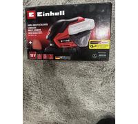 Einhell Multiple Sander TE-OS 18/150 Li - Solo Power X-Change (18 V, 24000 Min^-1 Oscillat. Speed, Dust Box, Incl. Six Sheets of Abrasive Paper, Vacuum Cleaner Adapter, Without Battery and Charger)