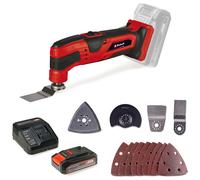 Einhell Cordless Multi Tool 18V Includes Battery And Charger + Accessory Kit Power X-Change Tc-Mg 18 Li