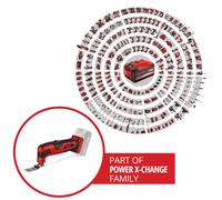 Einhell Cordless Multi Tool with Accessories 18V Power XChange MultiUs