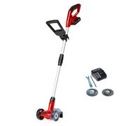 Einhell Cordless Patio Cleaner With Battery and Charger 18V Power X-Change, Patio Cleaner, Adjustable Telescopic Long Handle, Replaceable Brushes (Ny