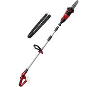Einhell Cordless Pole Mounted Mini Chainsaw 18V PXC Without Battery | Long Reach Chainsaw for Branch Cutting And Tree Trimming, 20cm Guide Bar Length,Telescopic Handle, Oregon Guide Bar and Chain