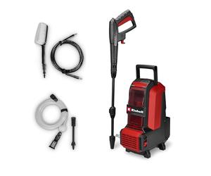 Einhell Cordless Pressure Washer 36V Power X-Change, 105 Bar, 270 l/h, 4M High-Pressure Hose, 5M Suction Hose, incl. 2 x Nozzles, Wash Brush, Without Battery HYPRESSO 36/105