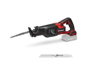 Einhell Cordless Reciprocating Saw 18V PXC, 1300 W, Brushless, 32mm Stroke Height, 300mm Cutting Depth in Wood, incl. 2 x Saw Blades, Without Battery TP-AP 18/32 Li BL - Solo