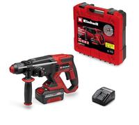 Einhell Cordless Rotary Hammer with Battery and Charger 18V Power X-Change, 1.8J, SDS-Plus, 20mm Drilling Capacity in Concrete, 4 Functions, Accessories, incl. 4.0 Ah Plus Battery and Charger