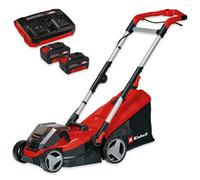 Einhell Cordless Rotary Lawn Mower 34Cm 36V Power X-Change Lawnmower Pxc Ge-Cm 36/34-1 With 2 Batteries & Charger