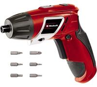 Einhell Cordless Screwdriver 3.6V, 1300 mAh, 3 Nm Torque, Pivot Joint in the Handle, LED Light, Soft Grip, Charging Light, with 6 Bits TC-SD 3.6 Li
