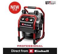Einhell Professional Cordless Compressor 36V Power X-Change, Max. 8 Bar, 8 L Tank, 210 L/Minute Suction Capacity, Pressure Gauge, Oil-Free, Particularly Quiet, Without Battery SILENZZO 36/210