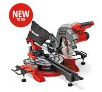 Einhell Power X-Change 36V Cordless Sliding Mitre Saw - 216mm, LED, Laser Guide, 305mm Drag, 45° Mitre, +/-47° Bevel - TE-SM 36/8 Li Single Bevel Circular Saw (Batteries Not Included)