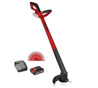 Einhell Cordless Strimmer with Battery and Charger 18V Power X-Change, 24cm Cutting Width, Adjustable Motor Head, Additional Handle, incl. 20 Plastic Blades GC-CT 18/2411 Li P Kit