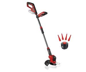 Einhell Cordless Trimmer 18V Power X-Change, 25cm Cutting Width, Rotatable and Tiltable Motor Head, Incl. 20 x Spare Plastic Blades, 1 Trimmer Line Spool, Without Battery GE-CT 18/25-1 Li-Solo