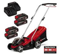 Einhell Cordless Twin 18V 36V Lawnmower 33Cm Cut X5 Height Power X Change 4X2.5