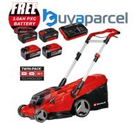 Einhell Cordless Twin 18V / 36V Lawnmower 42Cm Rasarro 36/42 Pxc - 4 X Batteries