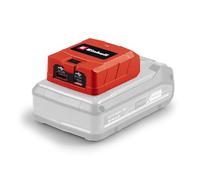 Einhell PXC Cordless USB Charger - Power Bank Adaptor with 1 x USB-A and 1 x USB-C Ports for Charging Mobile Phones, Tablets or Mp3 - TC-CP 18 Li USB A/C-Solo Battery Adaptor (Battery Not Included)