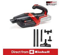 Einhell Cordless Handheld Vacuum Cleaner 18V Power X-Change, Lightweight and Powerful Cleaning Of Floors, Stairs, Sofas, Cars and Caravans, Without Battery TE-HV 18/06 Li Solo