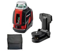Einhell Cross Line Laser Digital Spirit Level - Self-Leveling, Horizontal/Vertical Green Laser Lines, 1/4" Tripod Thread - TC-LL 360 G Including Pouch and Wall Mounting Bracket