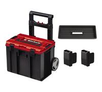 Einhell E-Case L Tool Storage Case With Wheels And Telescopic Handle - Power Tool Box, Stackable