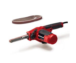 Einhell Electric Mini Belt Sander 500W, Finger Sander with Speed Control (Max 1,700m/min), 13mm Grinding Arm Accesses Small Spaces, Detail Sander Power File, Includes 6 x Abrasive Belts TC-BF 500 E