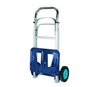 Einhell Folding Hand Truck, 90KG Capacity, Aluminium Framed Folding Trolley On Wheels, Sack Barrow, Folding Sack Truck With Extendable Handle BT-HT 9