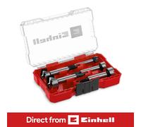 Einhell Forstner Wood Drill Bit Set 5 Pieces With M-CASE Box KWB Accessory E6.3