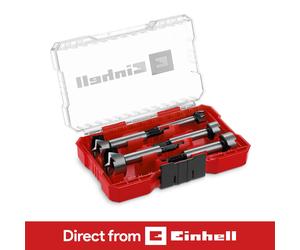 Einhell Forstner Wood Drill Bit Set 5 Pieces With M-CASE Box KWB Accessory E6.3