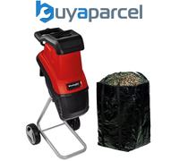 Einhell GC-KS 2540 Electric Garden Shredder - Reversible Steel Blades, Large Funnel Opening, Safety Shut-Off - 2500W Garden Mulcher for Leaves and Branches with Debris Bag