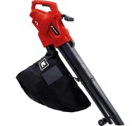 Einhell Electric Leaf Blower, Suction/Blower Modes, Ø 75mm Inlet Tube, Suction Capacity 650 m³/h, Shredding Function, Shredding Ratio 10:1, Blower Speed 240 km/h, Bag 40L GC-EL 3024 E