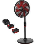 Einhell GE-CF 18/320 P Li 18v Cordless Brushless Pedestal Air Fan 2 x 4ah Li-ion Battery Charger