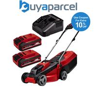 Einhell GE-CM 18/ 18v Cordless Lawnmower 30cm Lawn Mower PXC + 2 X 3.0ah Battery