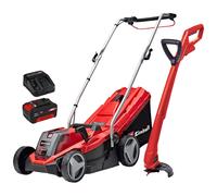 Einhell Cordless Garden Set 33Cm Lawnmower 24Cm Strimmer 18V Power X-Change Ge-Cm 18/33 Gc-Ct 18/24