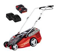 Einhell GE-CM 36 Li Kit Power X-Change cordless lawnmower (36 V, 36 cm cutting width, up to 350 m², brushless, 40L catch basket, 25-75 mm cutting height, incl. 2x 3.0 Ah battery and 2x charger)