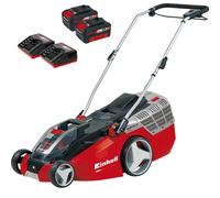 Einhell GE-CM 43 Li M 36v Cordless Brushless Lawnmower 430mm 4 x 4ah Li-ion Charger