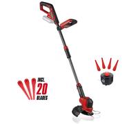 Einhell Cordless Trimmer 18V Power X-Change, 25cm Cutting Width, Rotatable and Tiltable Motor Head, Incl. 20 x Spare Plastic Blades, 1 Trimmer Line Spool, Without Battery GE-CT 18/25-1 Li-Solo