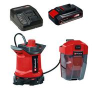 Einhell Ge-Dp 18V Power X-Change Cordless Submersible Water Pump +2.5Ah Kit