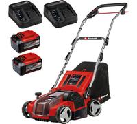 Einhell GE-SA 36/35 Li 36v Cordless Scarifier 350mm 2 x 5.2ah Li-ion Twin or Dual Battery Charger