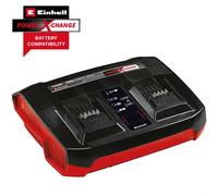 Einhell Power X-Change X-Twin Battery Charger 3A - Simultaneous Charging Of 2 Batteries - Universally Compatible With All Einhell 18V PXC Lithium-Ion Rechargeable Batteries