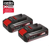 Einhell Genuine PXC 18v Cordless Twin Pack Li-ion Batteries 2.5ah